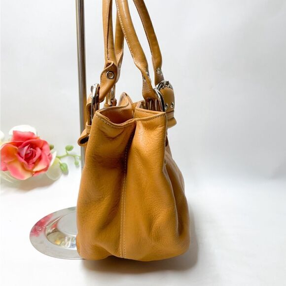 Tignanello Fine Leather Handbag Tan Medium - Picture 5 of 10